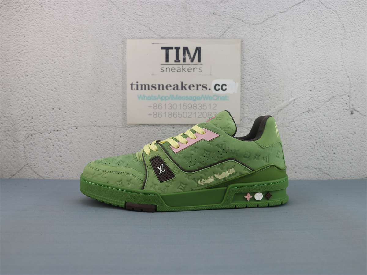 Louis Vuitton Trainer #54 Green 1ACR6H